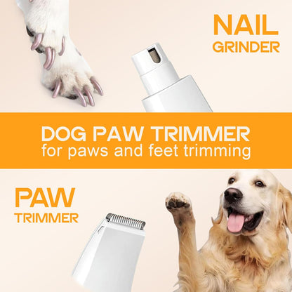 4-in-1 cordless pet grooming trimmer with nail grinder – Velporo