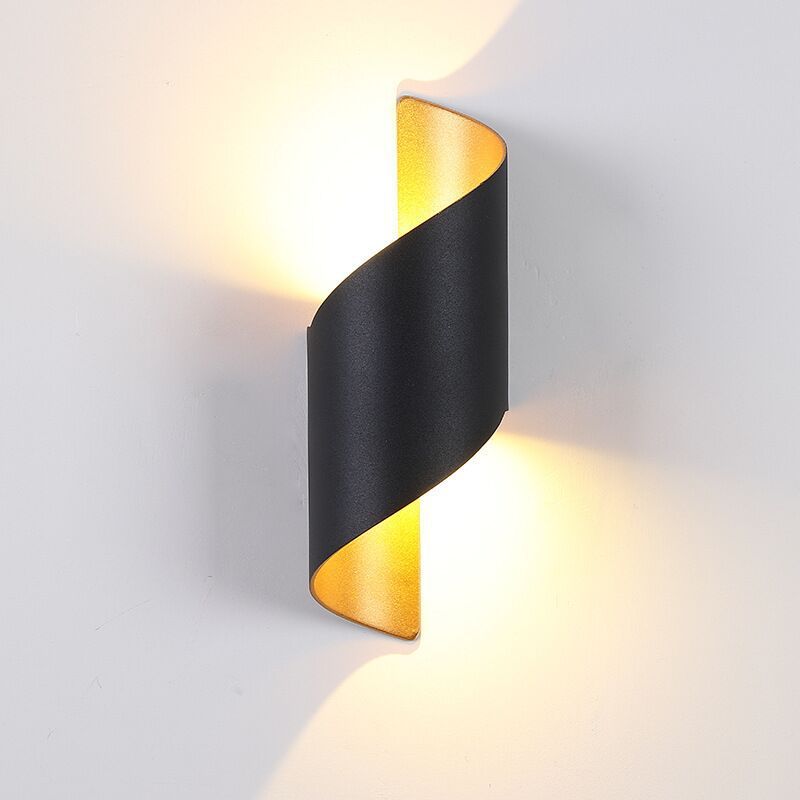 Modern Spiral LED Wall Lamp – TwistLight