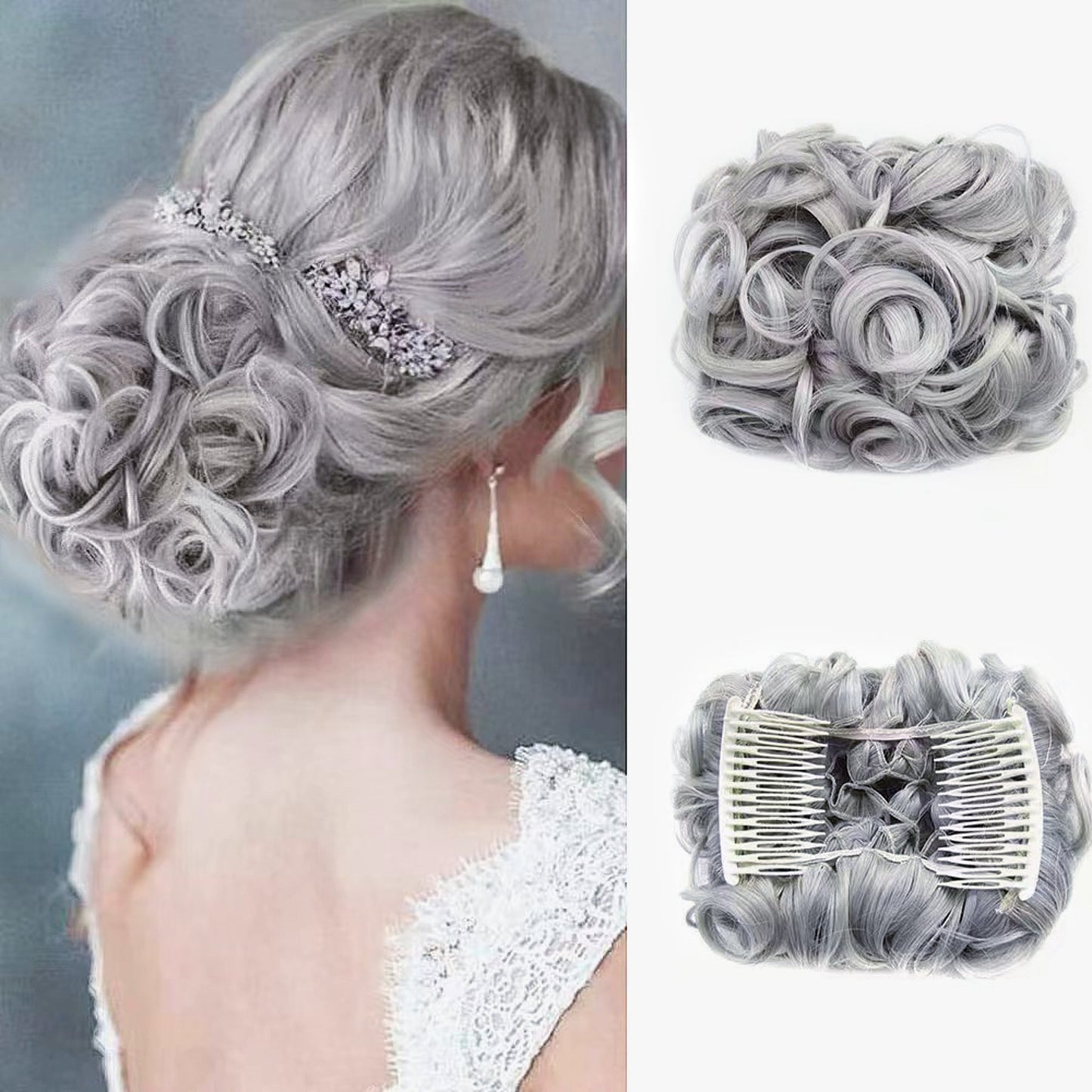 Curly Knot Hair Extension – FluffyFix