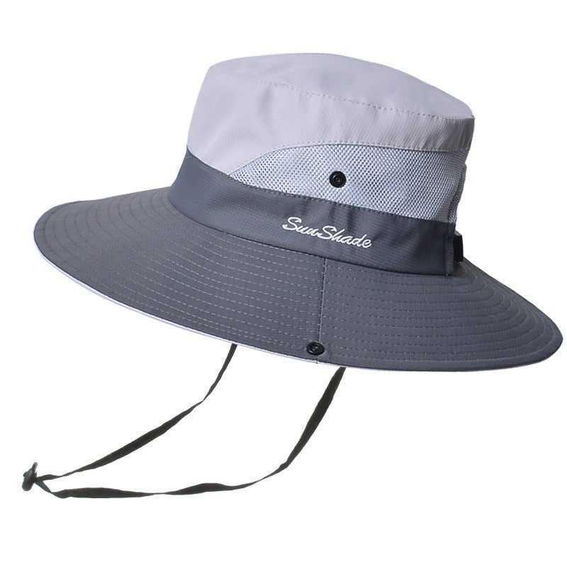 Stylish women's UV protection sun hat with a wide brim – Livia