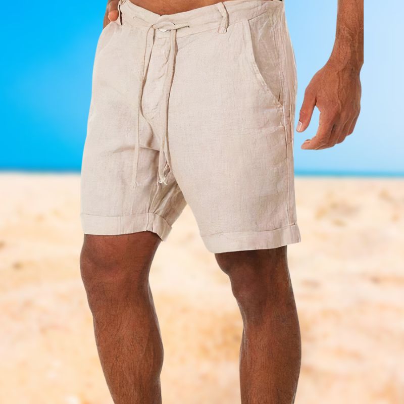 Luxury Linen Men's Shorts - Armand