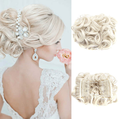 Curly Knot Hair Extension – FluffyFix