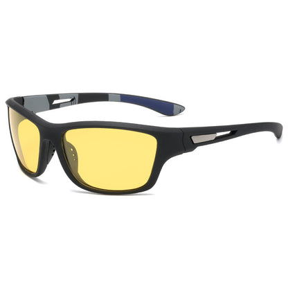 Sporty men's sunglasses with polarized lenses & UV400 protection – Vayron