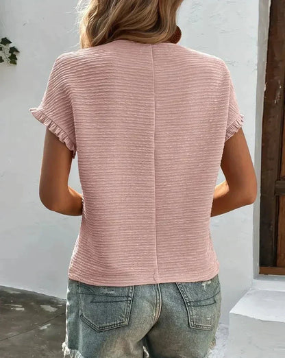 Soft cotton women's T-shirt – Élodie