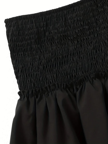 Amelia Rok | Pleated Waist | Layered Hem | Fashionable