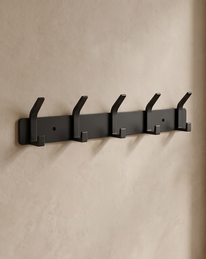 Aluminum Wall Hooks – 3, 4, 5 or 6 Hooks | Bathroom Towel Rack 8