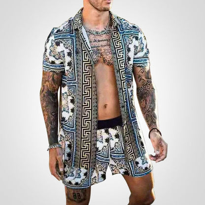 Two-piece men's set with print – Ruben