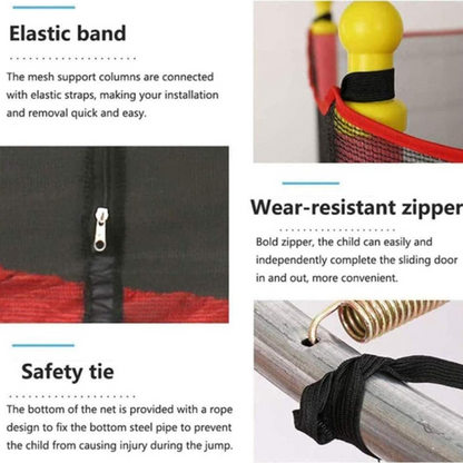 Children's trampoline with safety net – Jumpie KidsTramp