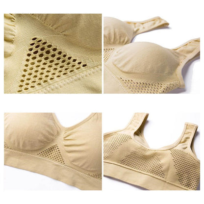 Breathable Mesh Sports Bra – Sofia