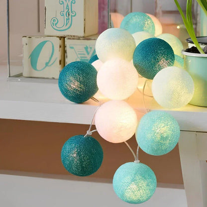 Atmospheric Ball String Lights - LumaBreeze