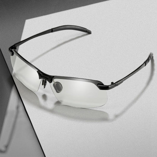 Stylish self-tinting polarised glasses for day & night – Nils