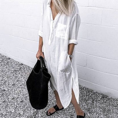 Smooth and Comfortable Long Summer Dress - Mila