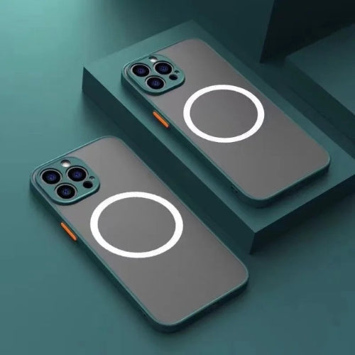 Matte Magnetic Phone Case with Magsafe & Drop Protection – 1+1 FREE