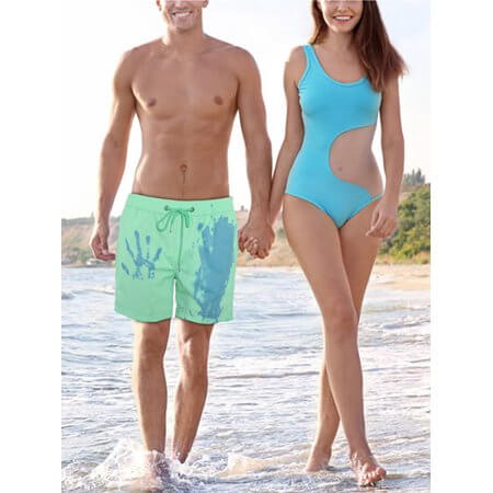 Colour-changing men's swimming shorts with thermal effect – Summer highlight 2026