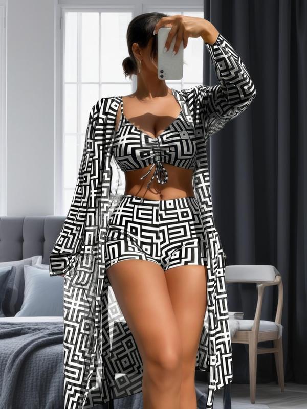 Trendy 3-piece swimsuit set – Leona