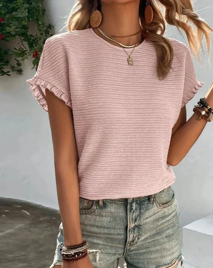 Soft cotton women's T-shirt – Élodie