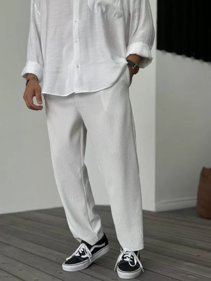 Luxury Men's Trousers in Soft Fabric – Alessio