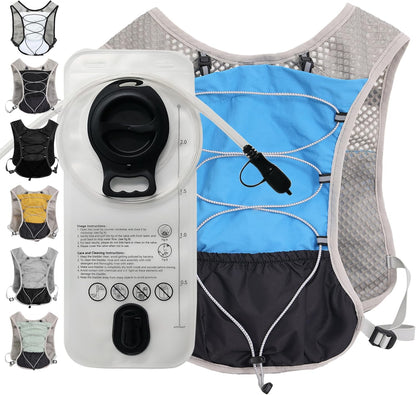 Ultralight running hydration vest with 2‑litre water bladder – Dravien