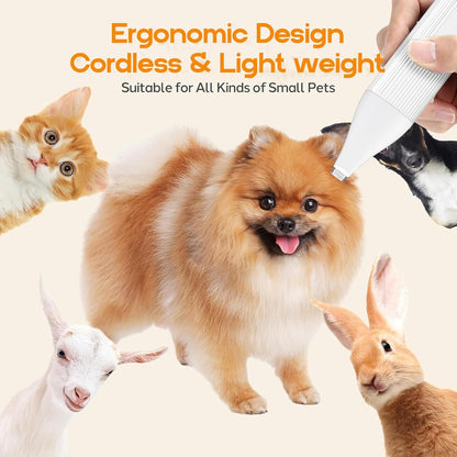 4-in-1 cordless pet grooming trimmer with nail grinder – Velporo
