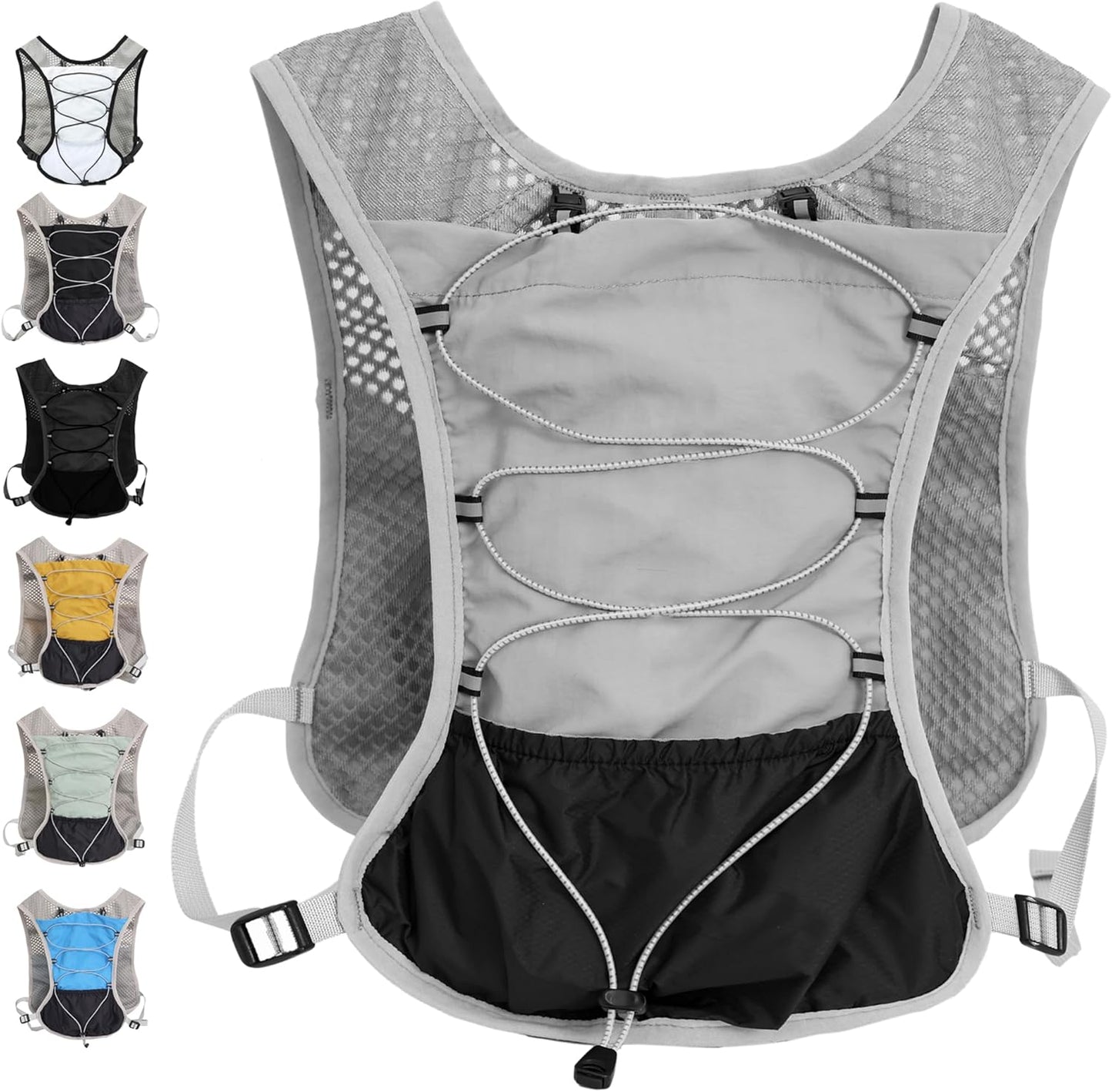 Ultralight running hydration vest with 2‑litre water bladder – Dravien