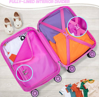 Kids' hard-shell cabin luggage set with spinner wheels – Game Day