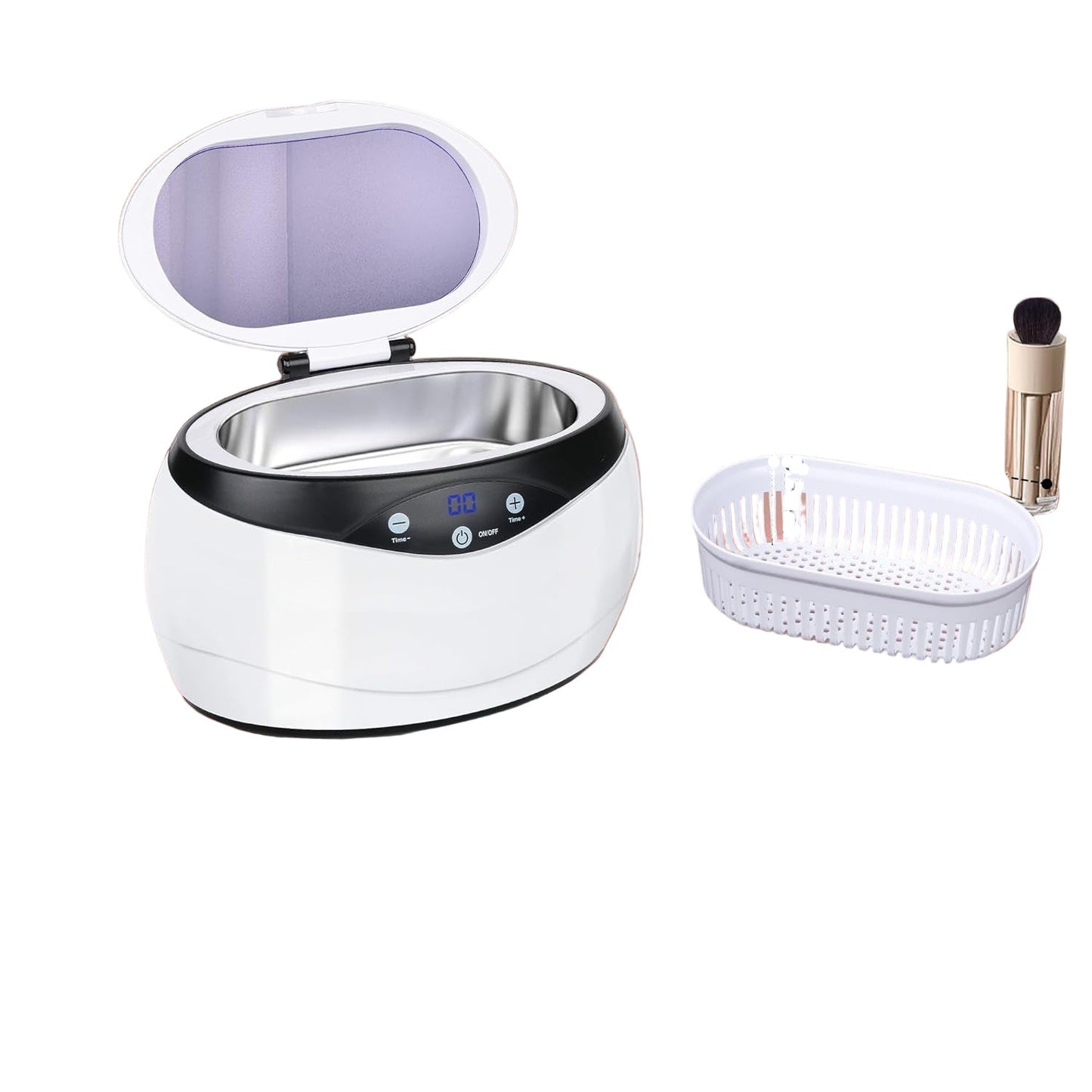 Ultrasonic jewellery cleaner 650 ml with watch holder – ShineMate