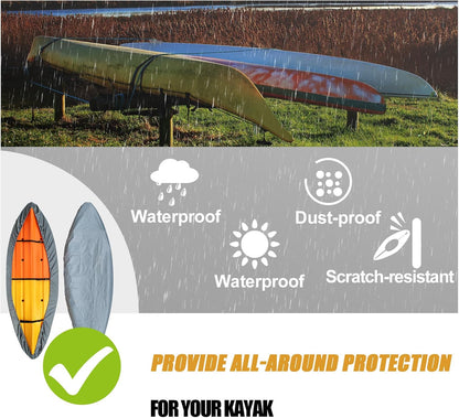 Waterproof, UV-resistant kayak cover with adjustable straps – Marivor
