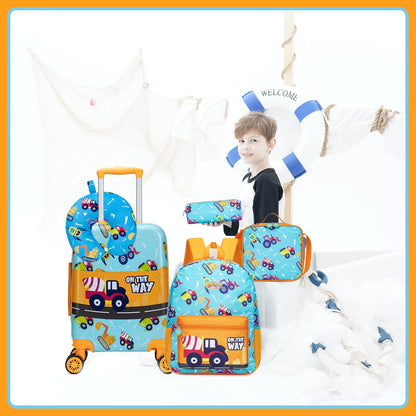 Kids' hard-shell cabin luggage set with spinner wheels – Game Day
