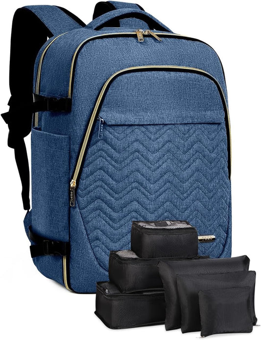 40-litre cabin-size travel trolley with 6 packing cubes and a laptop compartment
