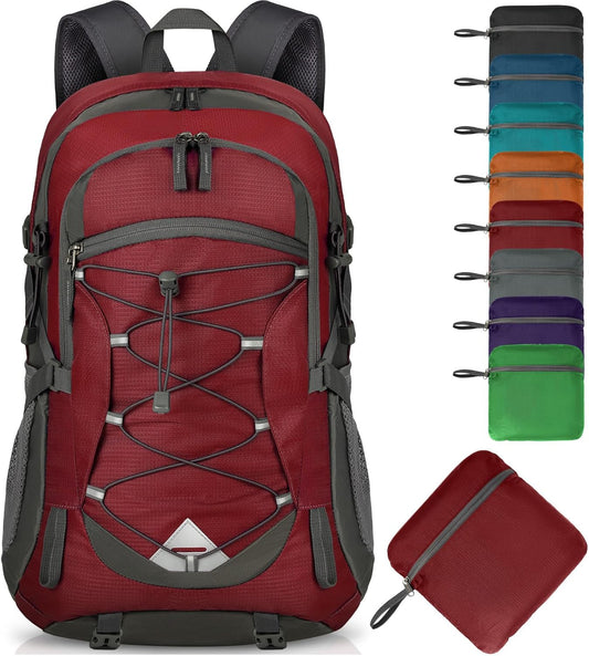 40L waterproof hiking and camping backpack – lightweight & foldable – 2 for the price of 1