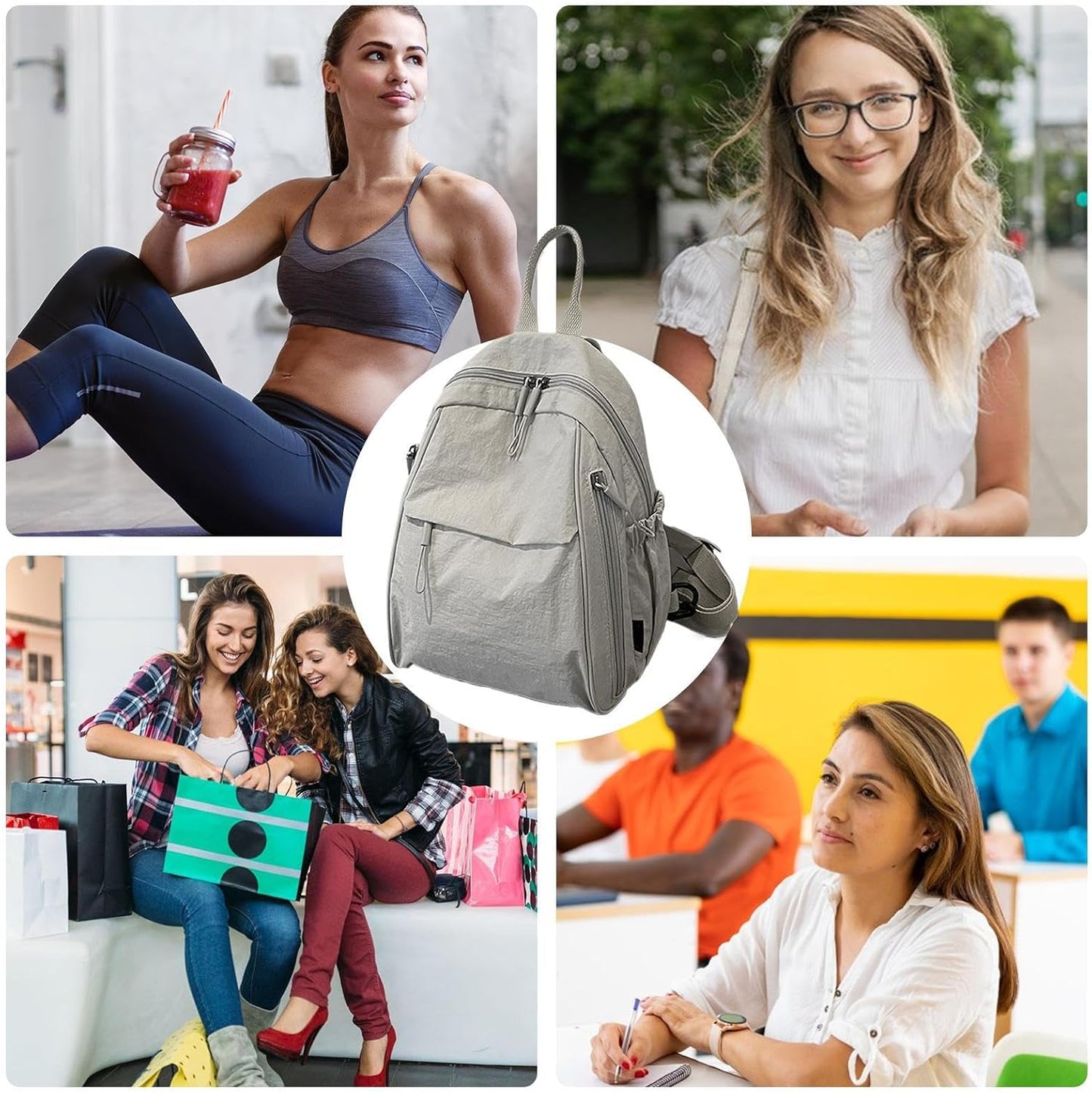 Waterproof leisure rucksack – multi-compartment travel & school bag – Arvion