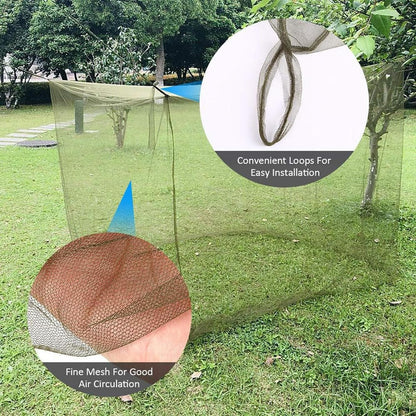 Outdoor rectangular insect mesh roof – Ventora