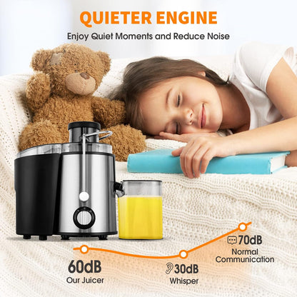 Cold-press juicer with 3 speeds – JuicePro
