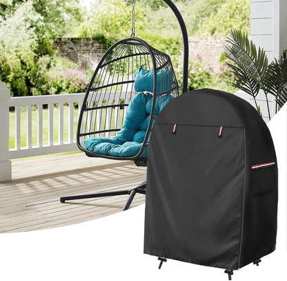 Waterproof egg chair cover with double zip – Solara
