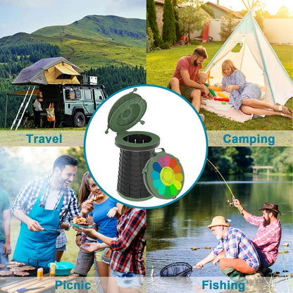 Portable toilet with adjustable height – CampMate