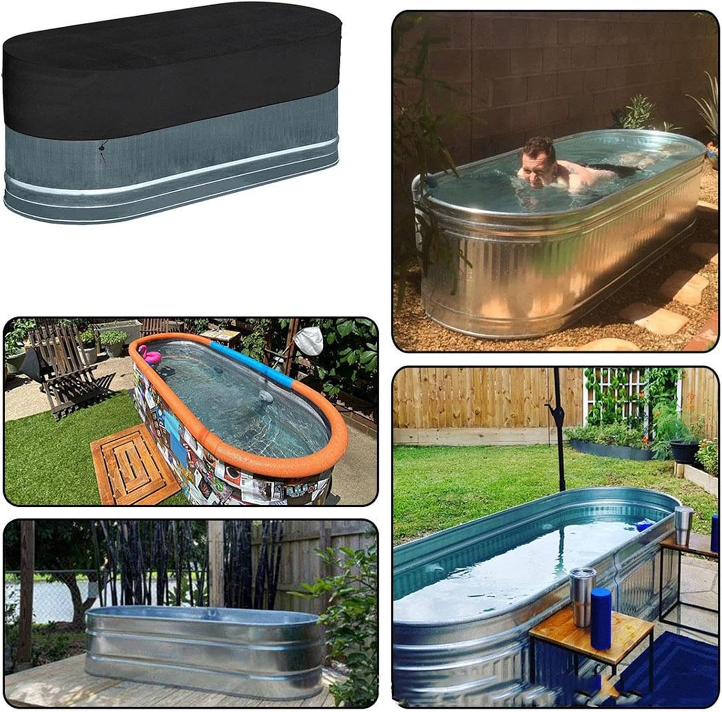 Waterproof, UV-resistant, tear-resistant protective cover for ice baths – Novyra