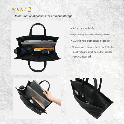 Professional two-way business laptop bag with organised storage