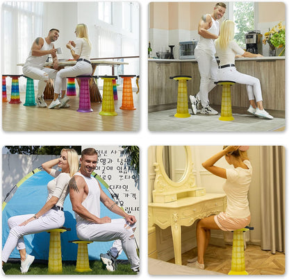 Height-adjustable folding stool – SitMate