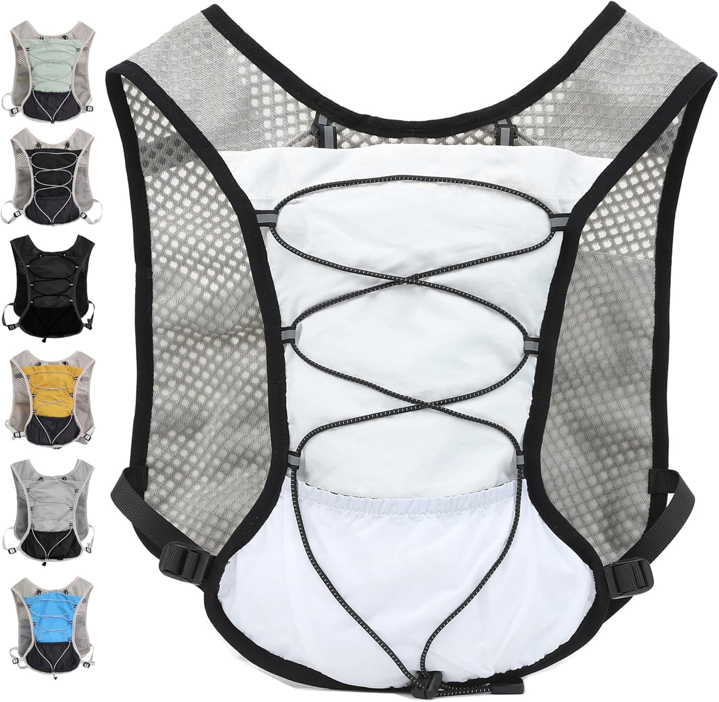 Ultralight running hydration vest with 2‑litre water bladder – Dravien