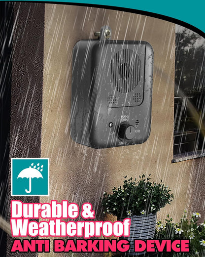 Rechargeable ultrasonic anti-bark device with a 15-metre range – Calvero
