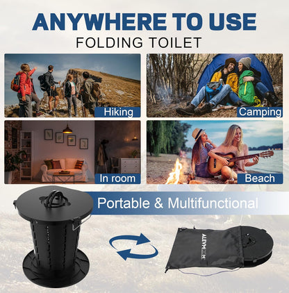 Portable toilet with adjustable height – CampMate