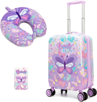 Kids' hard-shell cabin luggage set with spinner wheels – Game Day