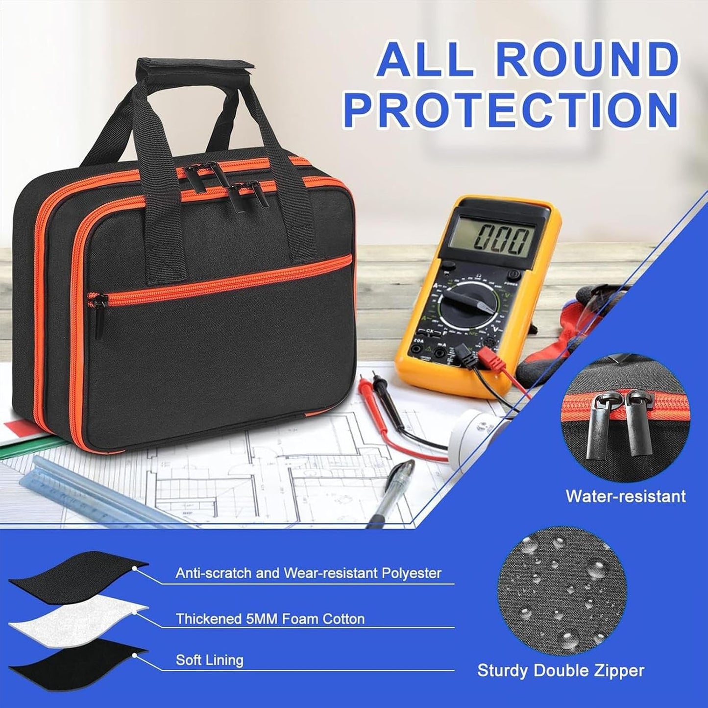 Waterproof electric knife storage bag – Voltura