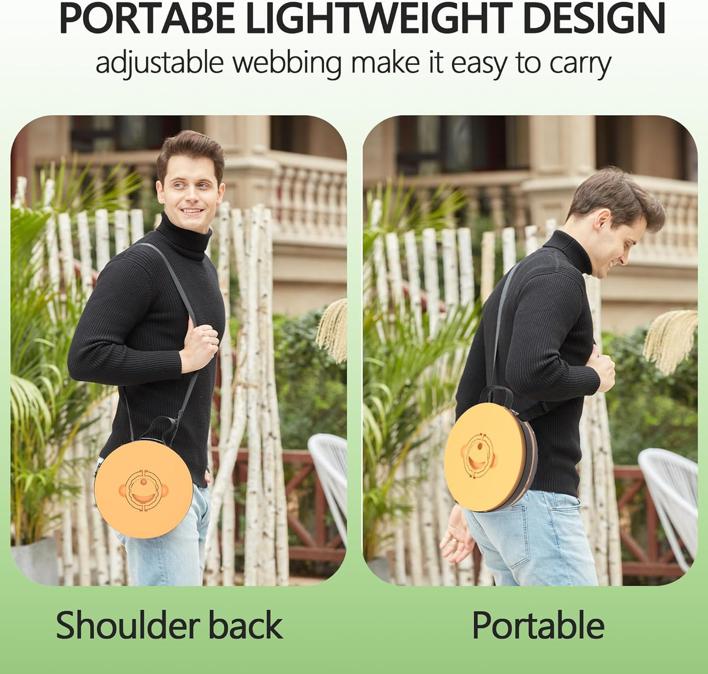 Collapsible padded stool – SitMax