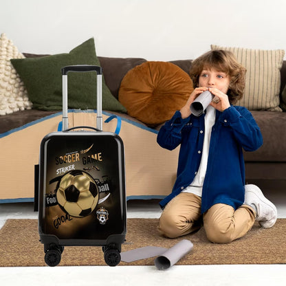 Kids' hard-shell cabin luggage set with spinner wheels – Game Day