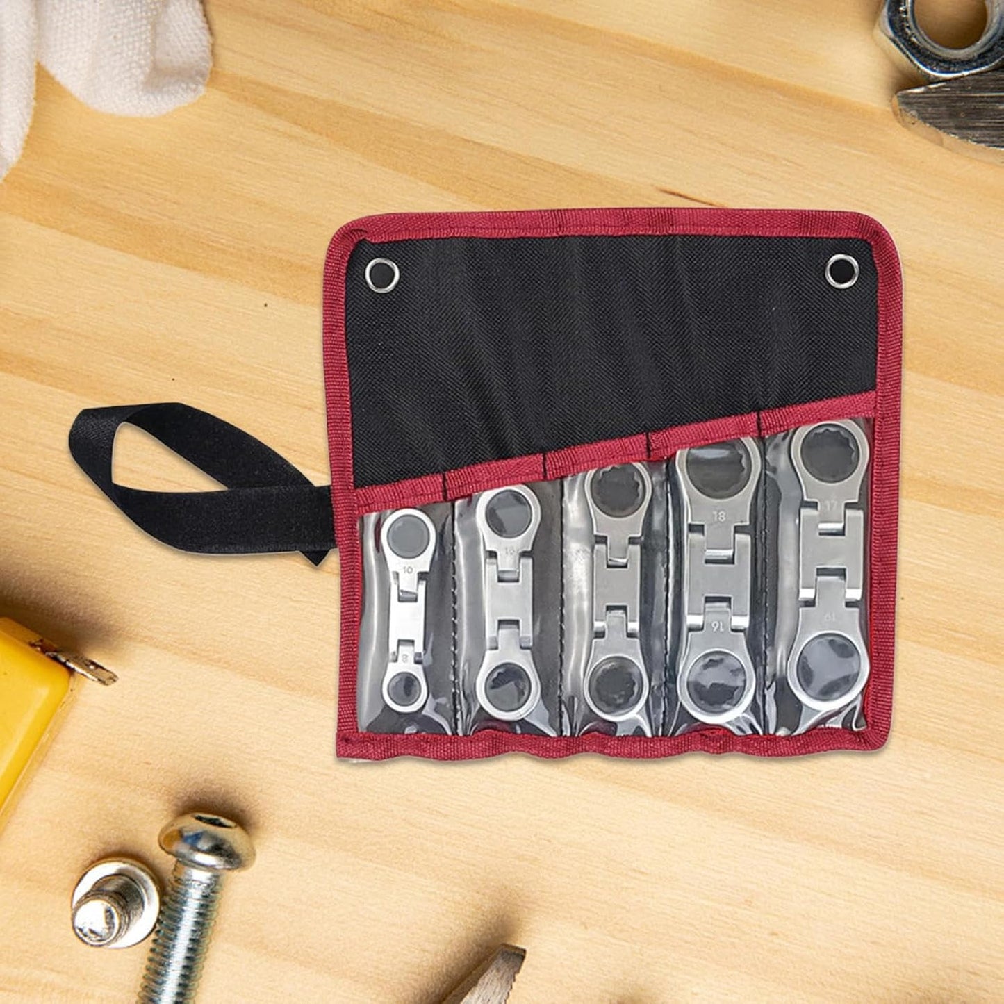 Double Drive Flex‑Head Ratcheting Spanner – Torvex