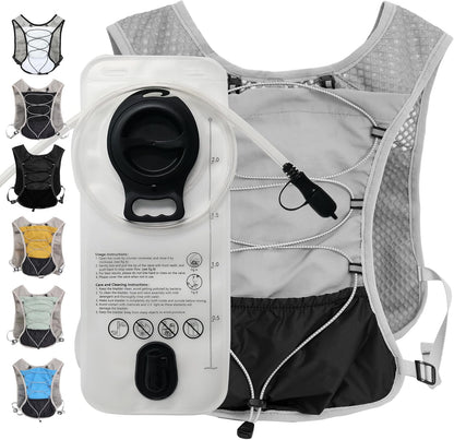 Ultralight running hydration vest with 2‑litre water bladder – Dravien