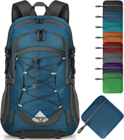 40L waterproof hiking and camping backpack – lightweight & foldable – 2 for the price of 1