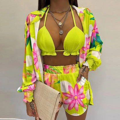 Stylish 3-piece summer outfit for the beach and pool - TropenGlow