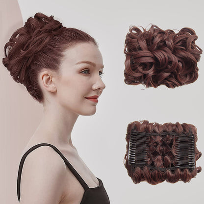 Curly Knot Hair Extension – FluffyFix